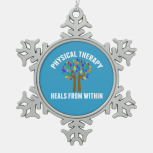 Prachtige Inspirerend verwerkingsofferte Tin Sneeuwvlok Ornament