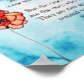 Prachtige Inspirerend woorden Poster (Hoek)