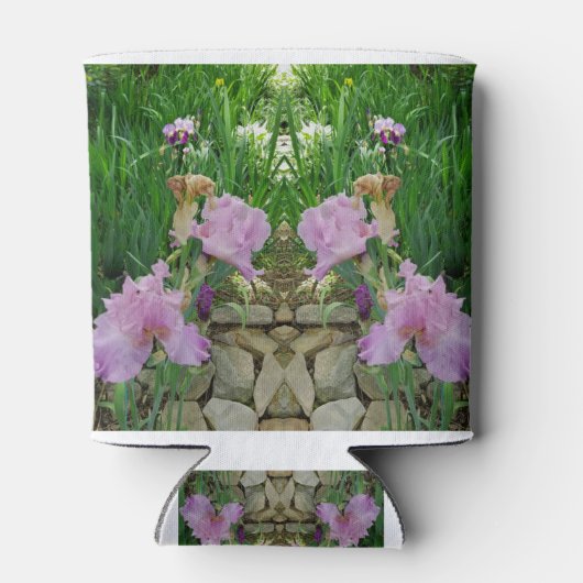 Prachtige Iris Fantasy Pathway Blikjeskoeler (Achterkant)