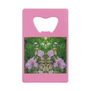 Prachtige Iris Fantasy Pathway Creditkaart Flessenopener