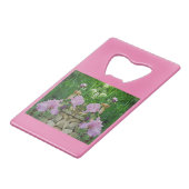 Prachtige Iris Fantasy Pathway Creditkaart Flessenopener (Voorkant Gekanteld)