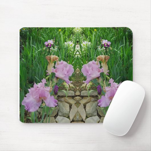 Prachtige Iris Fantasy Pathway Muismat (Met muis)