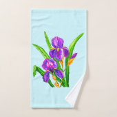 Prachtige, iris Flowers Bath-handdoekset - Uw kleu Bad Handdoek (Handdoek)