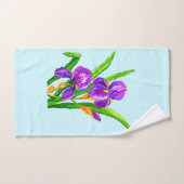 Prachtige, iris Flowers Bath-handdoekset - Uw kleu Bad Handdoek (Handdoek)