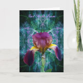 Prachtige Iris komt snel goed Kaart (Voorkant)