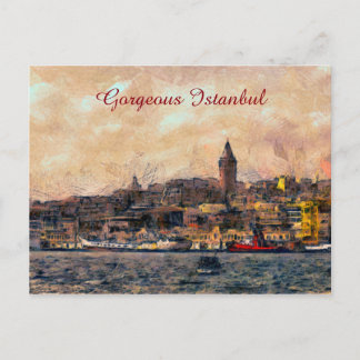Prachtige Istanbul Briefkaart
