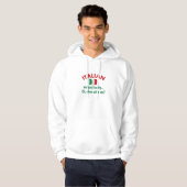 Prachtige Italiaans Hoodie (Voorkant volledig)