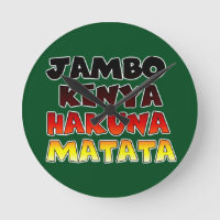 Prachtige Jambo Kenia Hakuna Matata Lieve Kunst
