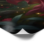 Prachtige januari Granaat Fairy Perfect Poster (Hoek)