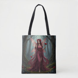 Prachtige januari Granaat Fairy Tote Bag