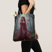 Prachtige januari Granaat Fairy Tote Bag (Dichtbij)