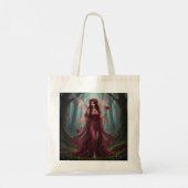 Prachtige januari Granaat Fairy Tote Bag (Achterkant)