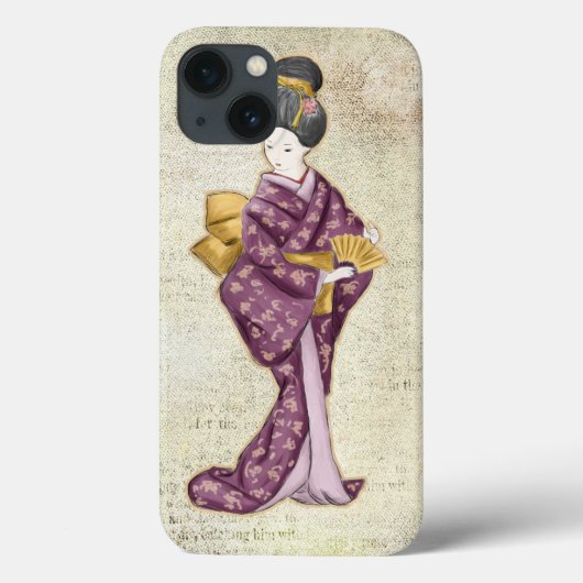 Prachtige Japanse Geisha Case-Mate iPhone Case (Achterkant)