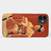 Prachtige Japanse  Geisha in Kimono Red Case-Mate iPhone Case (Achterkant (horizontaal))
