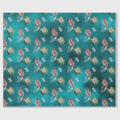 Prachtige Japanse Koi Fish, Cherry Blossom Japan Cadeaupapier (Vlak)