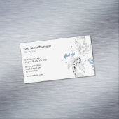 Prachtige Japanse Koi-viszwemmen Magnetisch Visitekaartje (Voorbeeld)