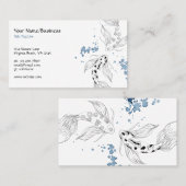 Prachtige Japanse Koi-viszwemmen Visitekaartje (Voorkant / Achterkant)