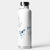 Prachtige Japanse Koi-viszwemmen Waterfles (Rechts)