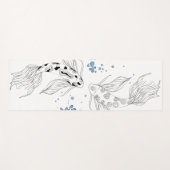 Prachtige Japanse Koi-viszwemmen Yogamat (Voorkant (horizontaal))