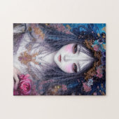 Prachtige Japanse meisjes Gothic Fantasy Triptych Legpuzzel (Horizontaal)