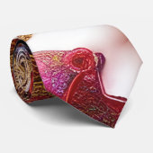 Prachtige Japanse meisjes Gothic Fantasy Triptych Stropdas (Opgerold)