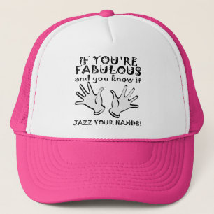 Prachtige Jazz handen Grappige Bal Cap Trucker Hoe Pet
