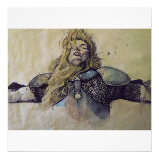 Prachtige Jeanne d'Arc Wall Art Poster: Print Foto Afdruk (Voorkant)
