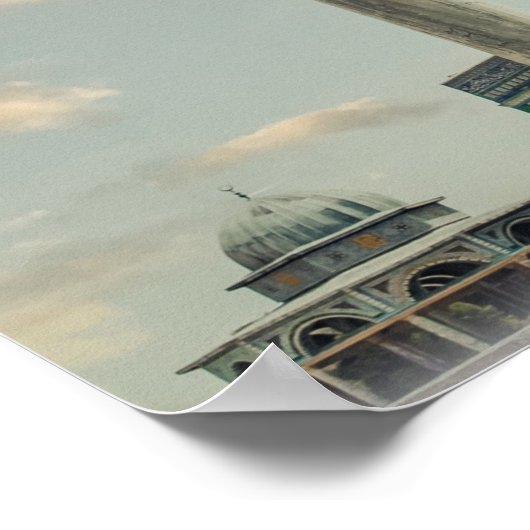 Prachtige Jerusalem-koepel van het Rock Design Poster (Hoek)