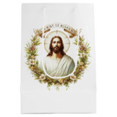 Prachtige Jezus woordkunst Pasen Medium Cadeauzakje (Achterkant)