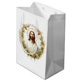 Prachtige Jezus woordkunst Pasen Medium Cadeauzakje (Achterkant Gekanteld)
