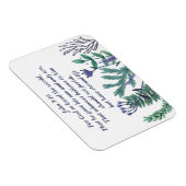 Prachtige John 3:16  Floral Christelijke Citaat Magneet (Rechterzijde)