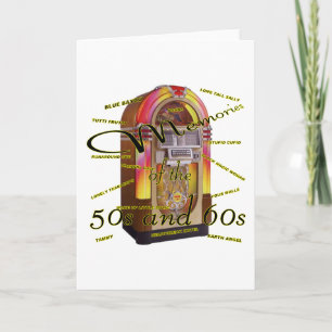 Prachtige jukebox uit de jaren vijftig kaart