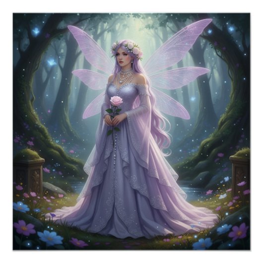 Prachtige June Pearl Fairy Perfect Poster (Voorkant)
