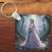 Prachtige June Pearl Fairy Sleutelhanger (Voorkant)