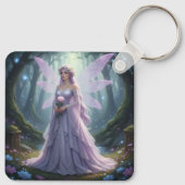 Prachtige June Pearl Fairy Sleutelhanger (Achterkant)