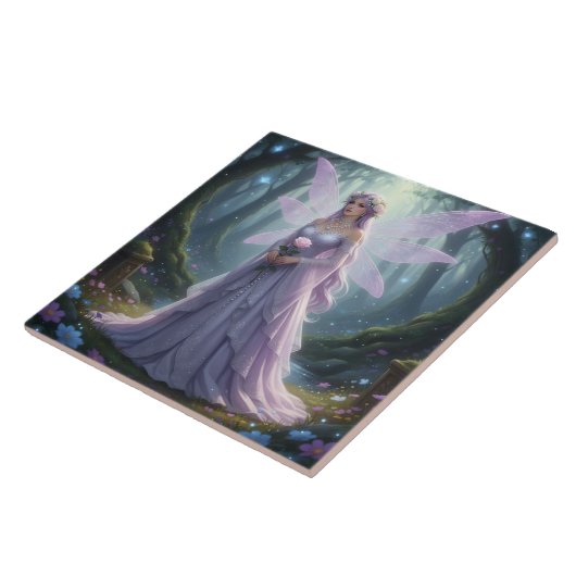 Prachtige June Pearl Fairy Tegeltje (Zijkant)