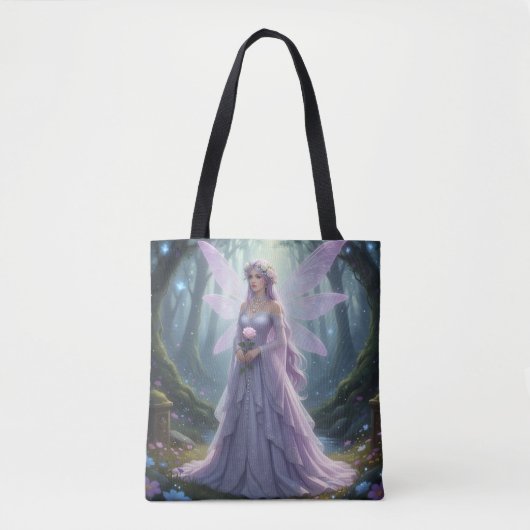 Prachtige June Pearl Fairy Tote Bag (Voorkant)