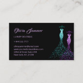 Prachtige jurken Luxe Boutique Visitekaartje (Achterkant)