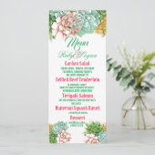 Prachtige Kaart van het Menu van het Sluiten van h (Staand voorkant)