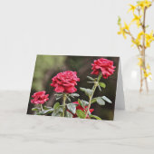 Prachtige Kaart voor natuurlijke Rozen (Gele Bloem)