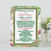 Prachtige Kaart voor weddenschappen tussen weddens (Staand voorkant)