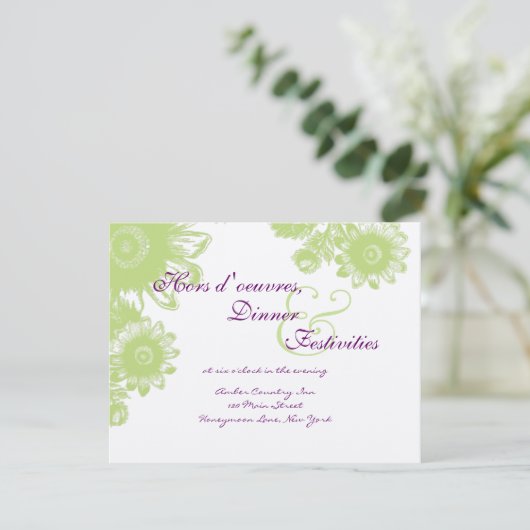 Prachtige  kaarten voor het verzamelen van weduwsc (Staand voorkant)