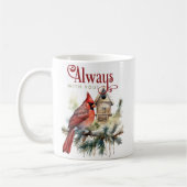 Prachtige kardinaal/altijd bij je koffiemok (Links)