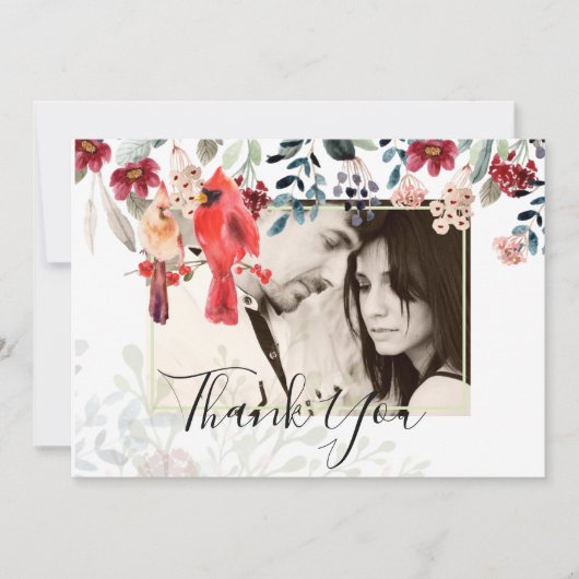 Prachtige KARDINAAL Vogels Trouwen (Voorkant)