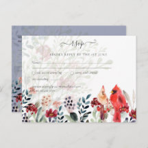 Prachtige KARDINAAL Vogels Trouwen