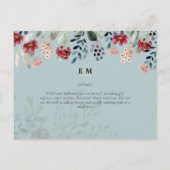 Prachtige KARDINAAL Vogels Trouwen Briefkaart (Achterkant)