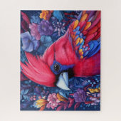 Prachtige Kardinaalvogel Legpuzzel (Verticaal)