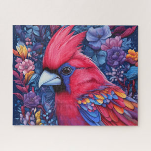 Prachtige Kardinaalvogel Legpuzzel