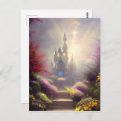Prachtige kastelen van Fantasy Briefkaart (Voorkant / Achterkant)