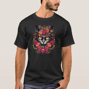 PRACHTIGE KAT PRACHTIGE ROZEN Katten en Kittens On T-shirt